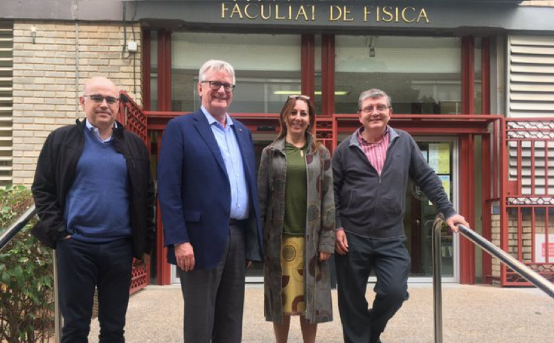 Visita a España de Jim Oschmann, 2019 SPIE President