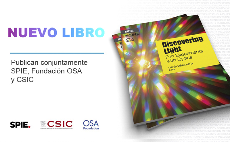 Publicación del libro Discovering Light: Fun Experiments with Optics