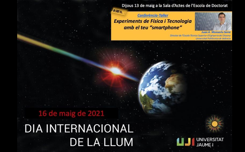 Experimentos de Física y Tecnología con tu Smartphone: celebrando el Día Internacional de la Luz