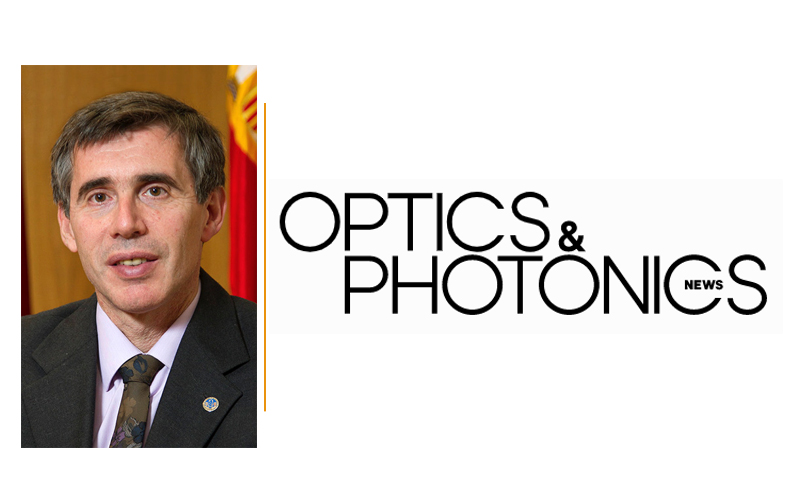 Entrevista a Javier Alda en Optics & Photonics News
