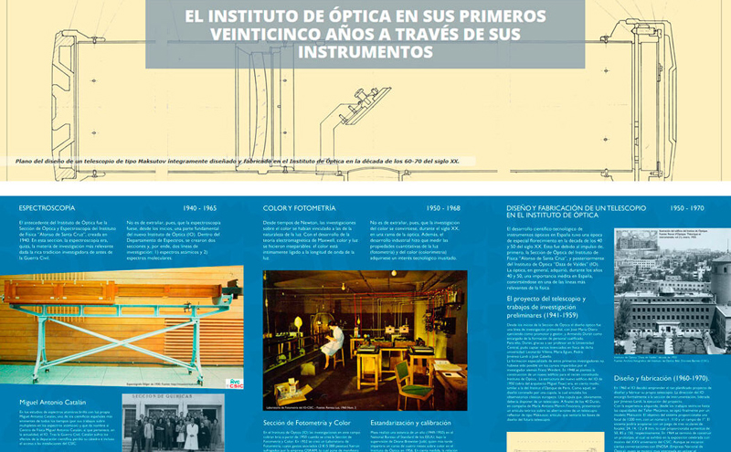 Exposición: “Los inicios del Instituto de Óptica "Daza de Valdés"