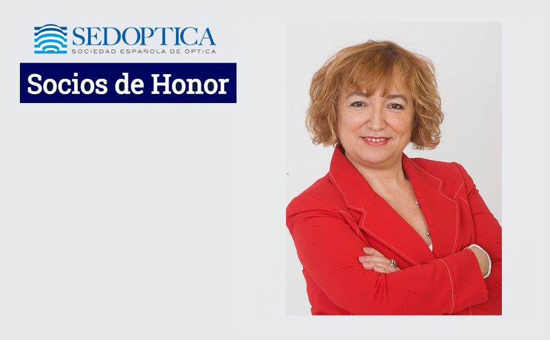 Laura Lechuga Gómez nombrada Socia de Honor de SEDOPTICA